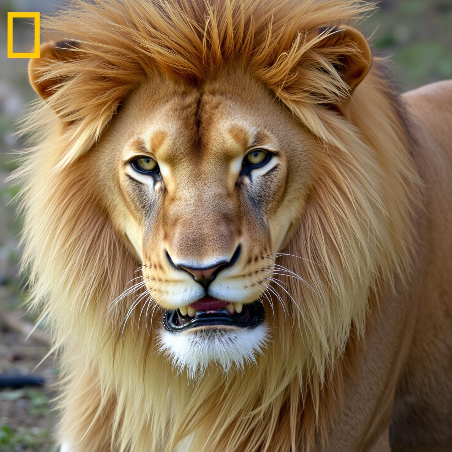 Generated image for: A lion, national geographic photo